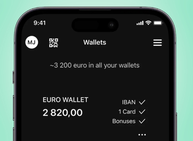 Fintech App for Banking, Cards and Crypto Payments